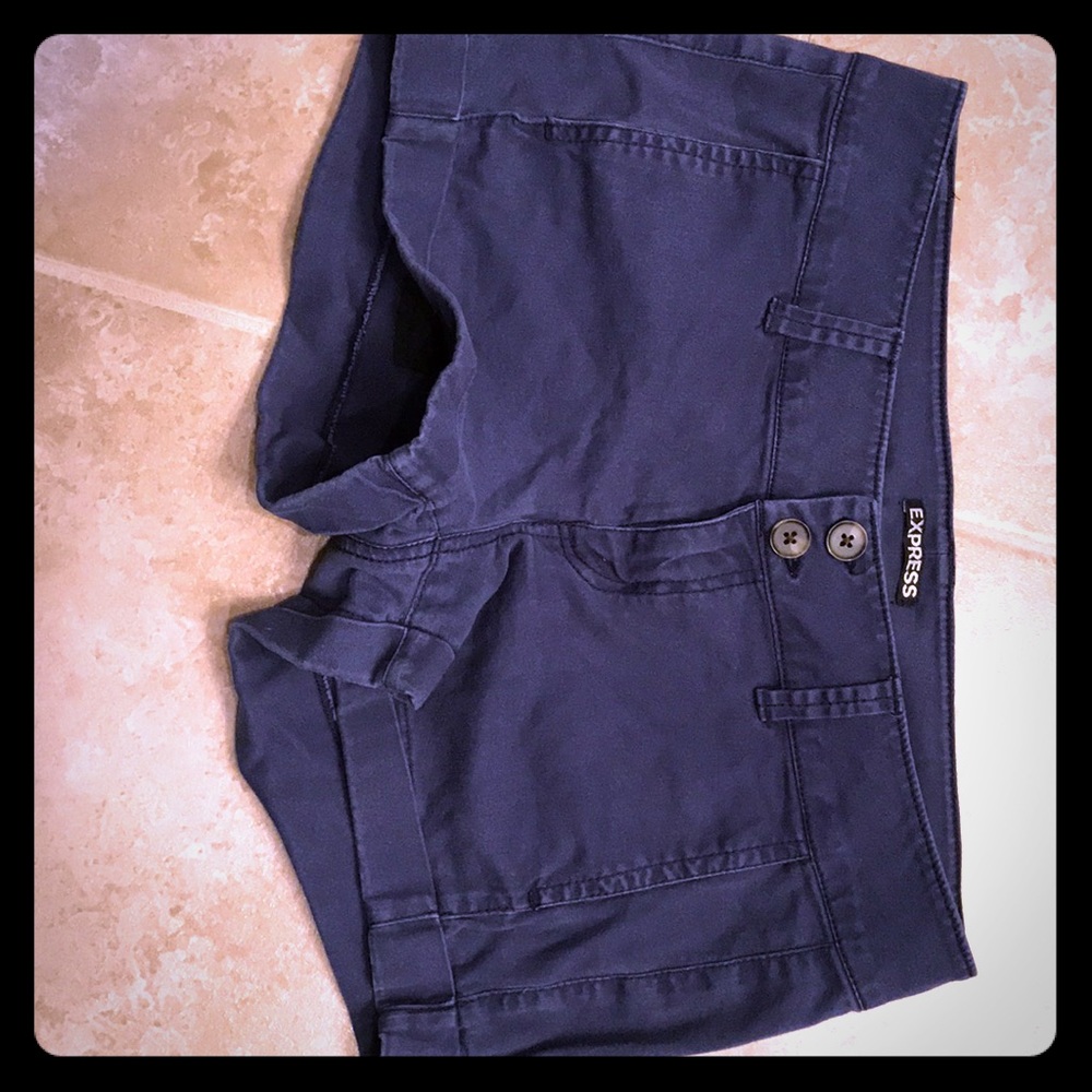 Express Navy Shorts